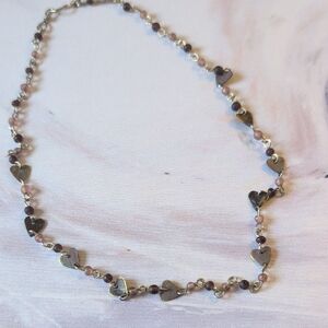 Silver Heart Charm Necklace